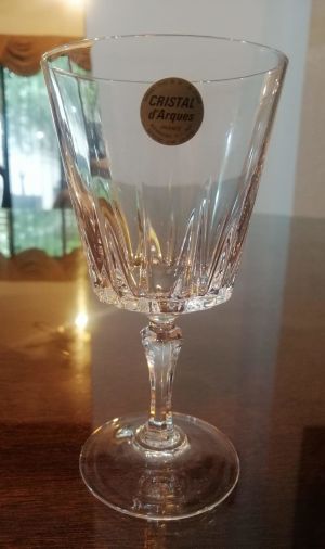 Juego De 25 Copas Francesas Vintage Para 5 Personas Marca Cristal D'Arques Cristal De Plomo Precio 4600 Foto4